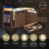 RFID Wallet mit kleinem Münzfach