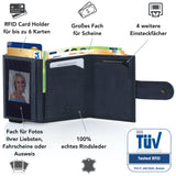 RFID Wallet mit kleinem Münzfach