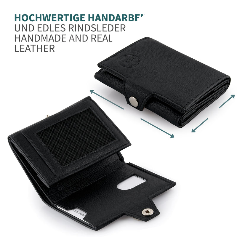 Mini Wallet | für Karten, Scheine und Münzen, mit RFID Schutz