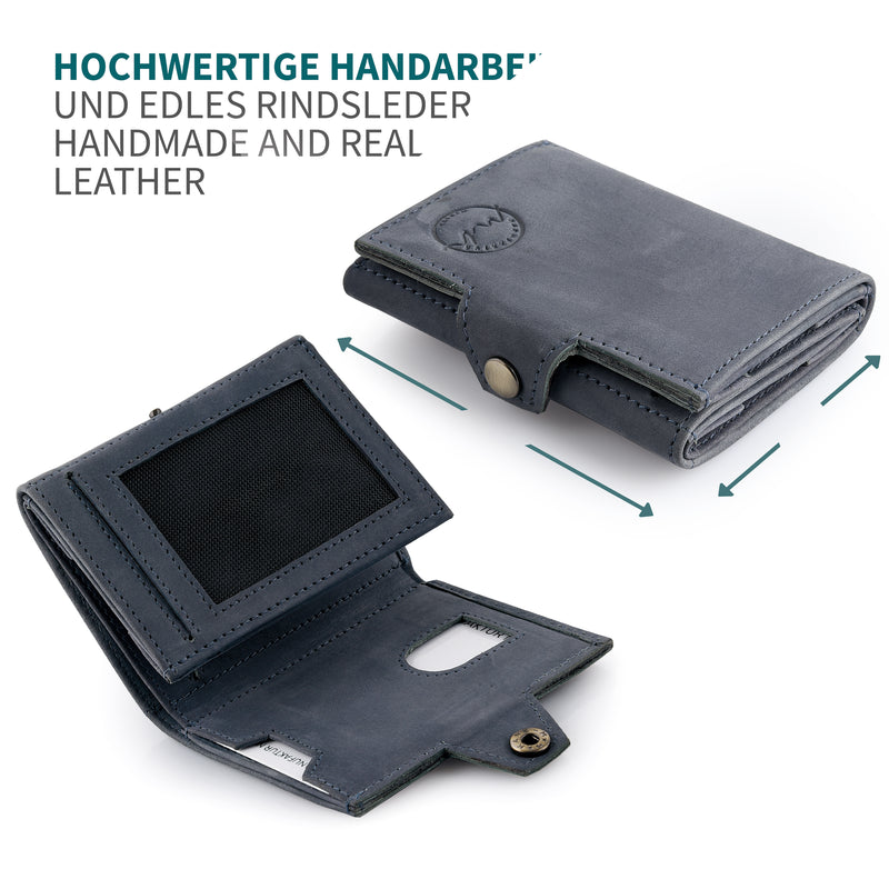 Mini Wallet | für Karten, Scheine und Münzen, mit RFID Schutz