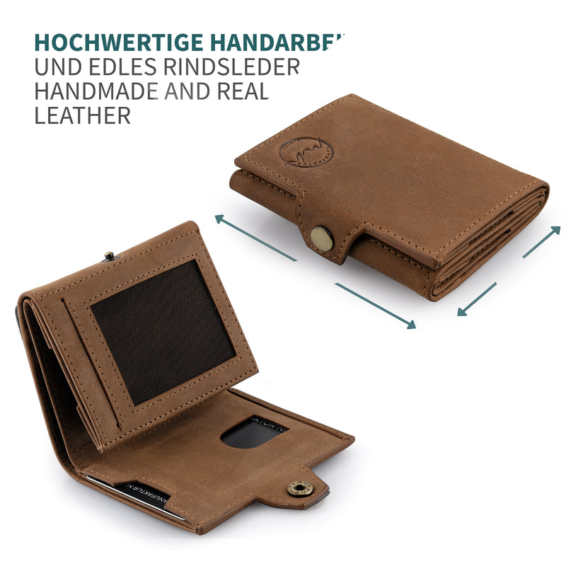Mini Wallet | für Karten, Scheine und Münzen, mit RFID Schutz