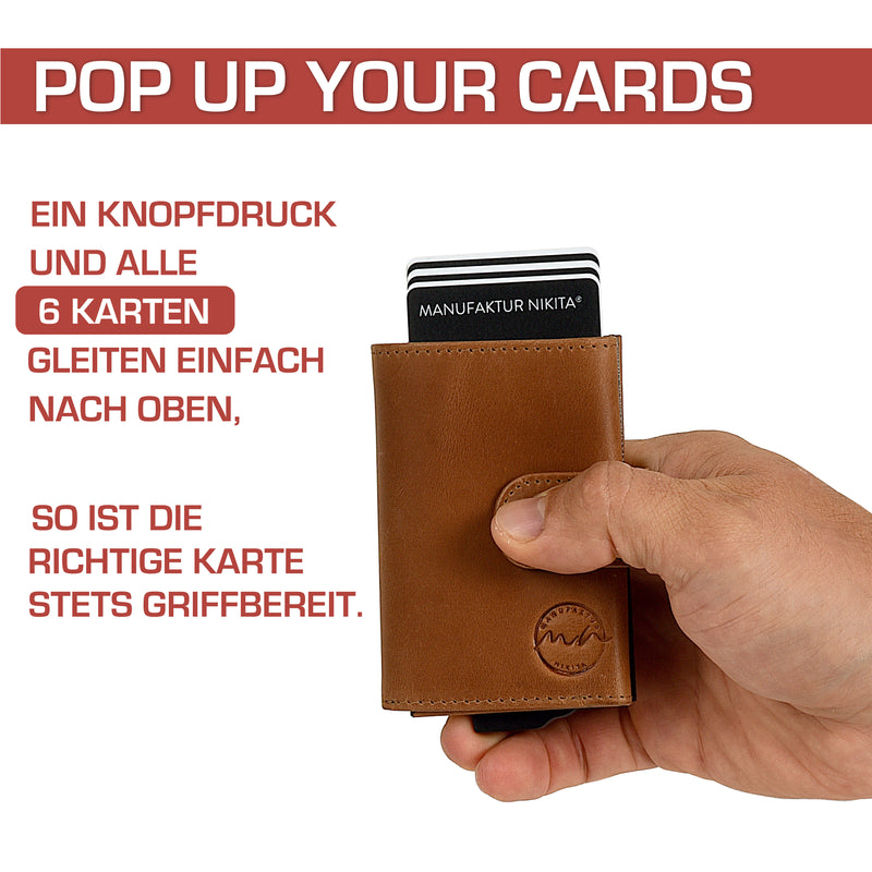 RFID Wallet mit großem Münzfach